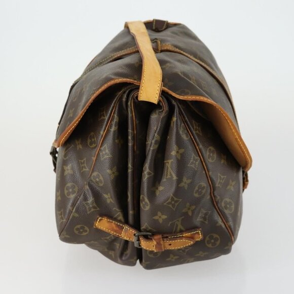 Authentic LOUIS VUITTON Monogram Saumur 35 Shoulder Bag M42254 LV - Picture 10 of 16
